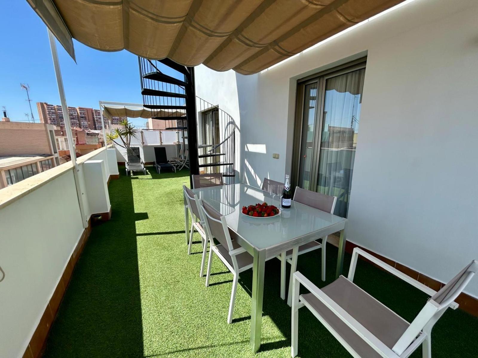 2 Big Terraces Penthouse City Center アリカンテ エクステリア 写真